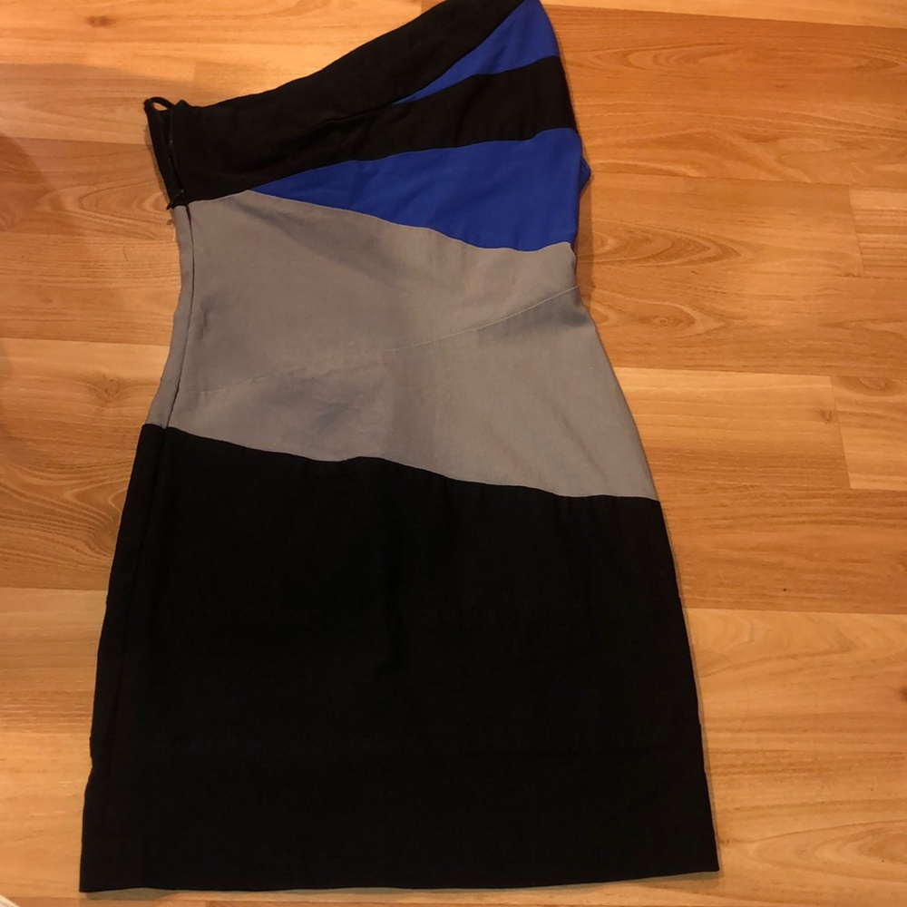 Multicolor Off the Shoulder Dress